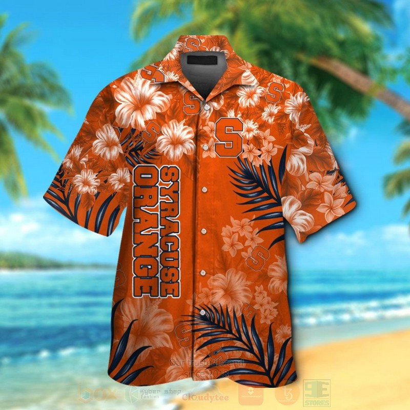 NCAA_Syracuse_Orange_Hawaiian_Shirt_Short