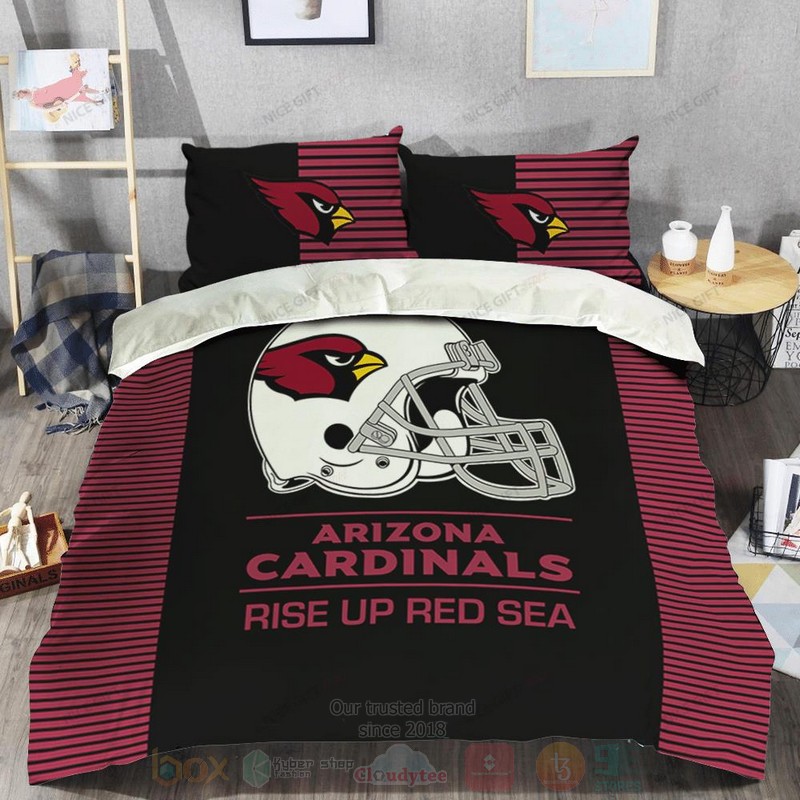 NFL_Arizona_Cardinals_Inspired_Red-Black_Bedding_Set_1