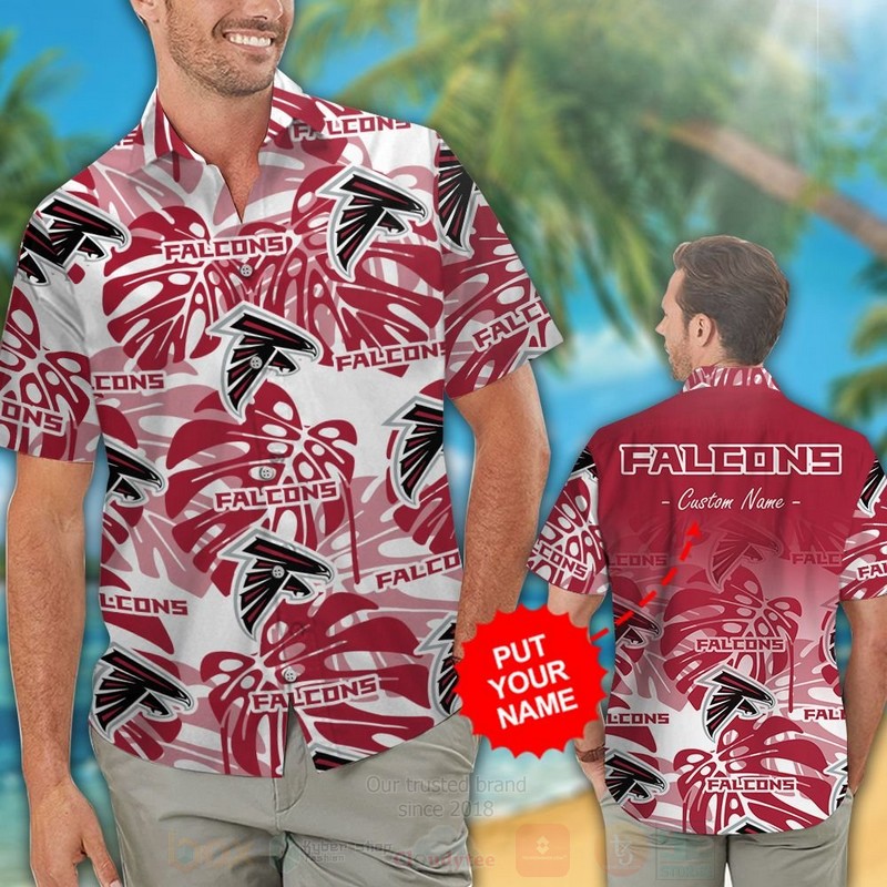 NFL_Atlanta_Falcons_Custom_Name_Hawaiian_Shirt_Short