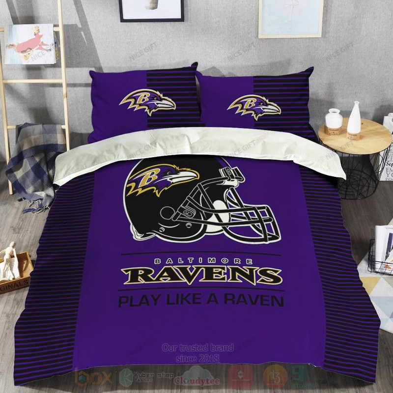 NFL_Baltimore_Ravens_Play_Like_A_Raven_Inspired_Bedding_Set_1