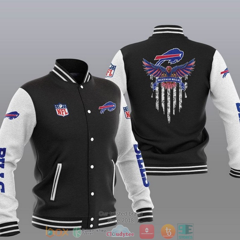 NFL_Buffalo_Bills_Eagle_Thin_Line_Flag_Varsity_Jacket