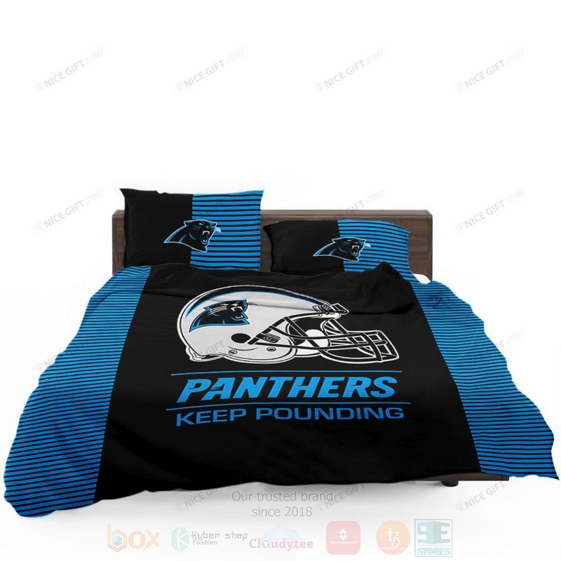 NFL_Carolina_Panthers_Keep_Pounding_Inspired_Bedding_Set