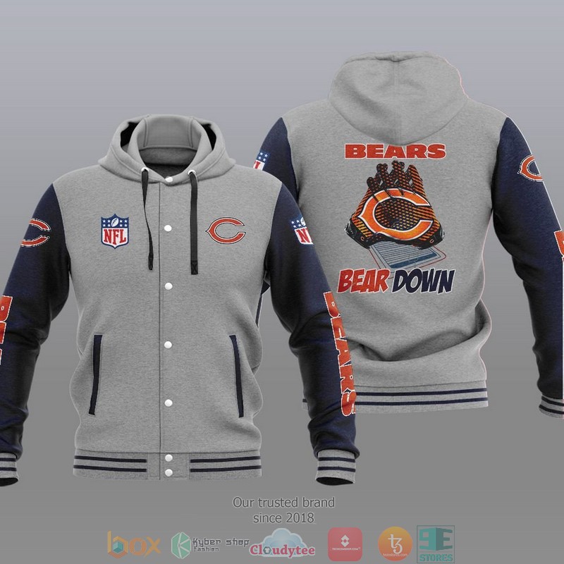 NFL_Chicago_Bears_Bear_Down_Baseball_Jacket_Hoodie_1