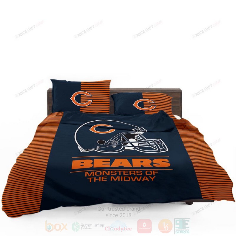 NFL_Chicago_Bears_Monsters_of_The_Midway_Inspired_Bedding_Set