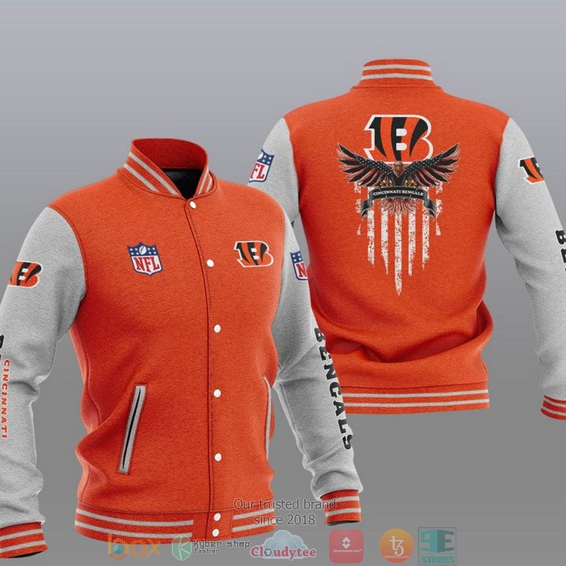 NFL_Cincinnati_Bengals_Eagle_Thin_Line_Flag_Varsity_Jacket