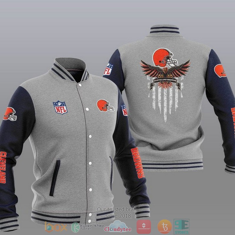 NFL_Cleveland_Browns_Eagle_Thin_Line_Flag_Varsity_Jacket_1_2