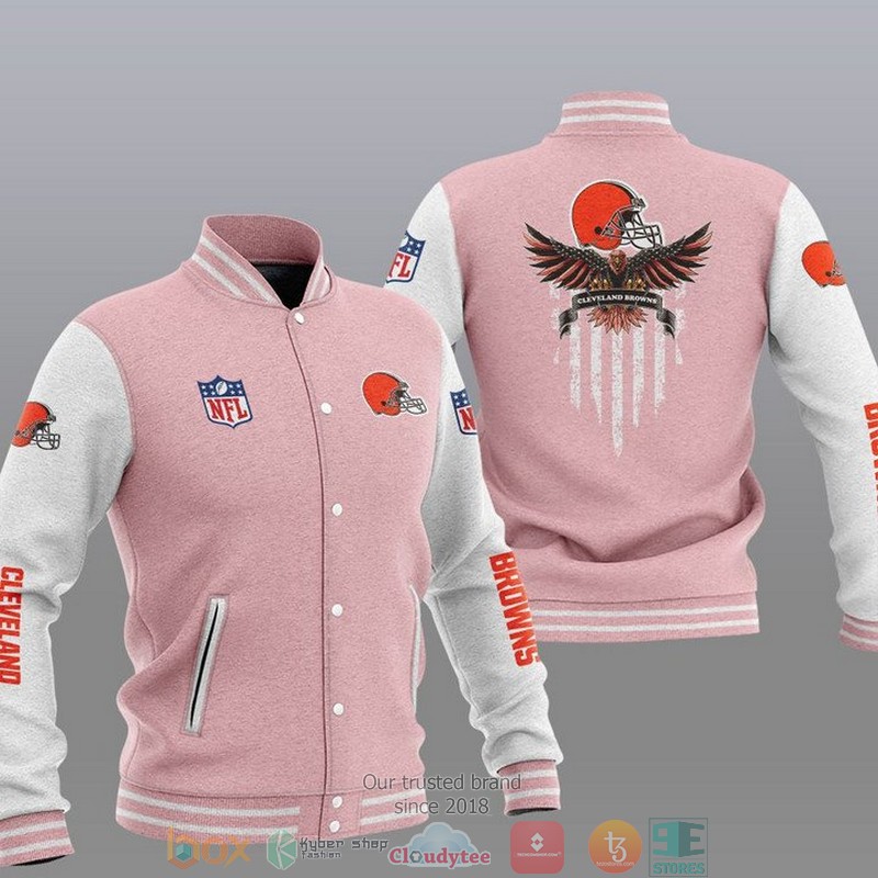 NFL_Cleveland_Browns_Eagle_Thin_Line_Flag_Varsity_Jacket_1_2_3_4