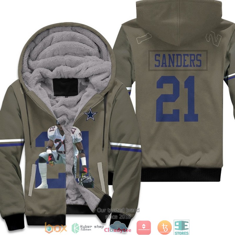 NFL_Dallas_Cowboys_Deion_Sanders_21_Salute_to_Service_Retired_Player_Limited_Olive_3d_Fleece_Hoodie