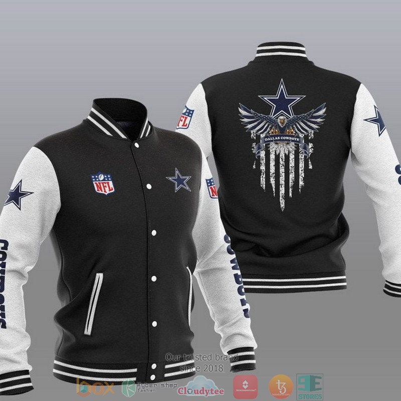 NFL_Dallas_Cowboys_Eagle_Thin_Line_Flag_Varsity_Jacket