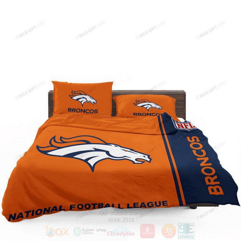 NFL_Denver_Broncos_Inspired_Orange_Bedding_Set