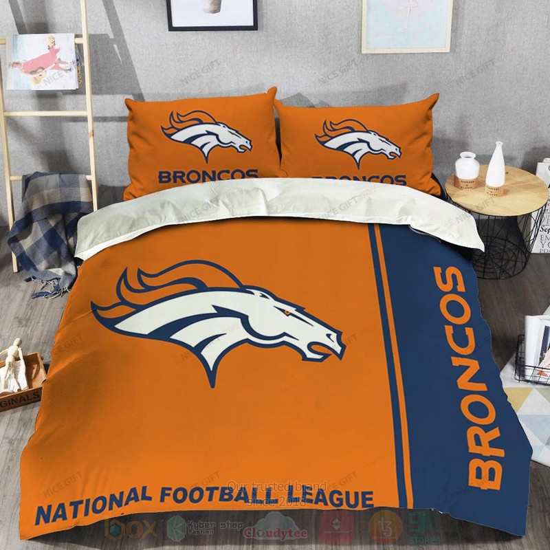 NFL_Denver_Broncos_Inspired_Orange_Bedding_Set_1