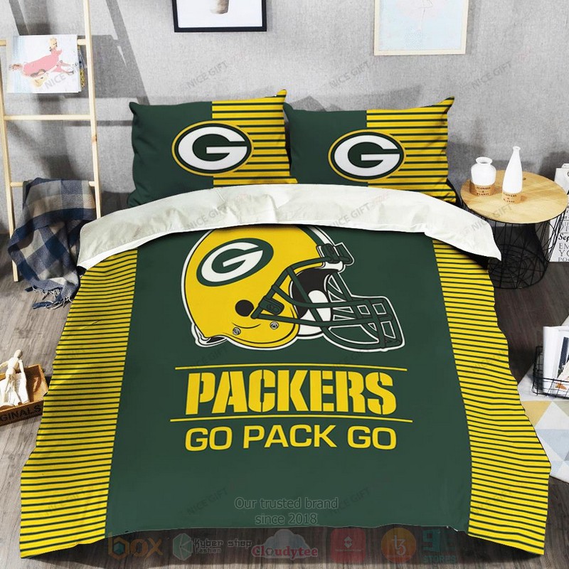 NFL_Green_Bay_Packers_Go_Pack_Go_Inspired_Bedding_Set_1