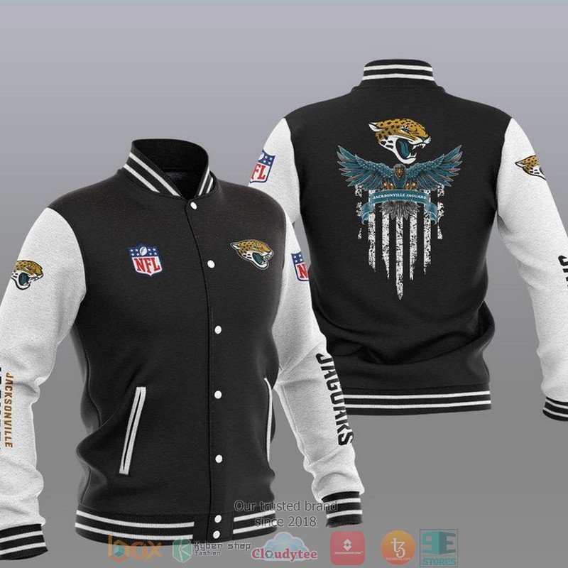 NFL_Jacksonville_Jaguars_Eagle_Thin_Line_Flag_Varsity_Jacket