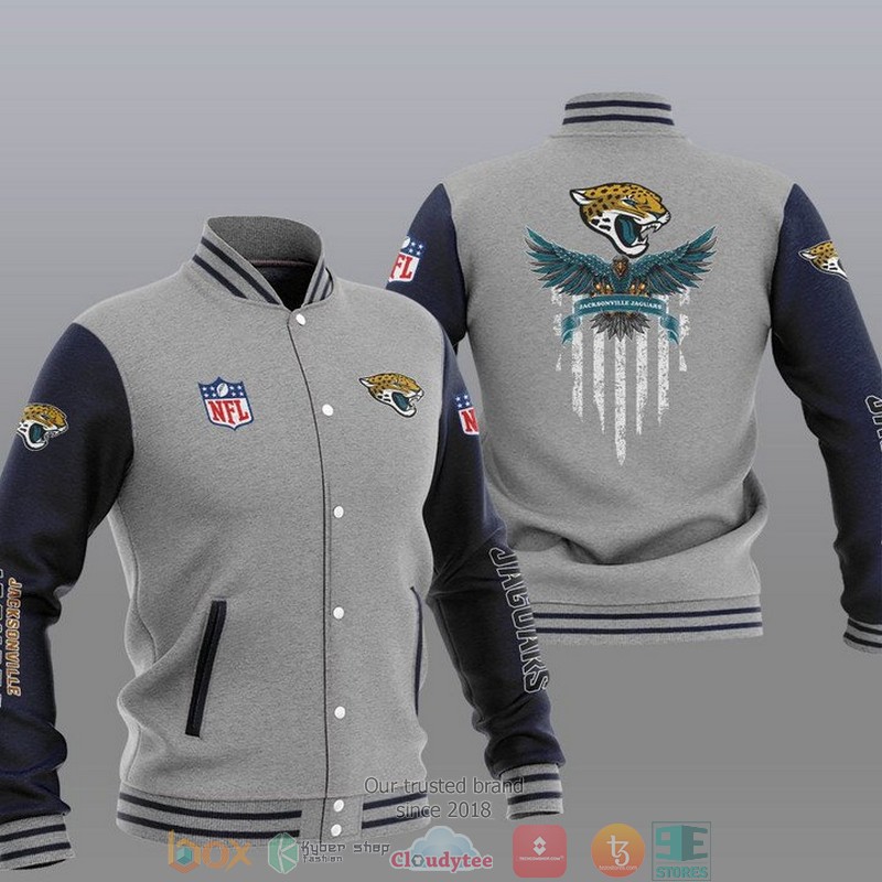 NFL_Jacksonville_Jaguars_Eagle_Thin_Line_Flag_Varsity_Jacket_1