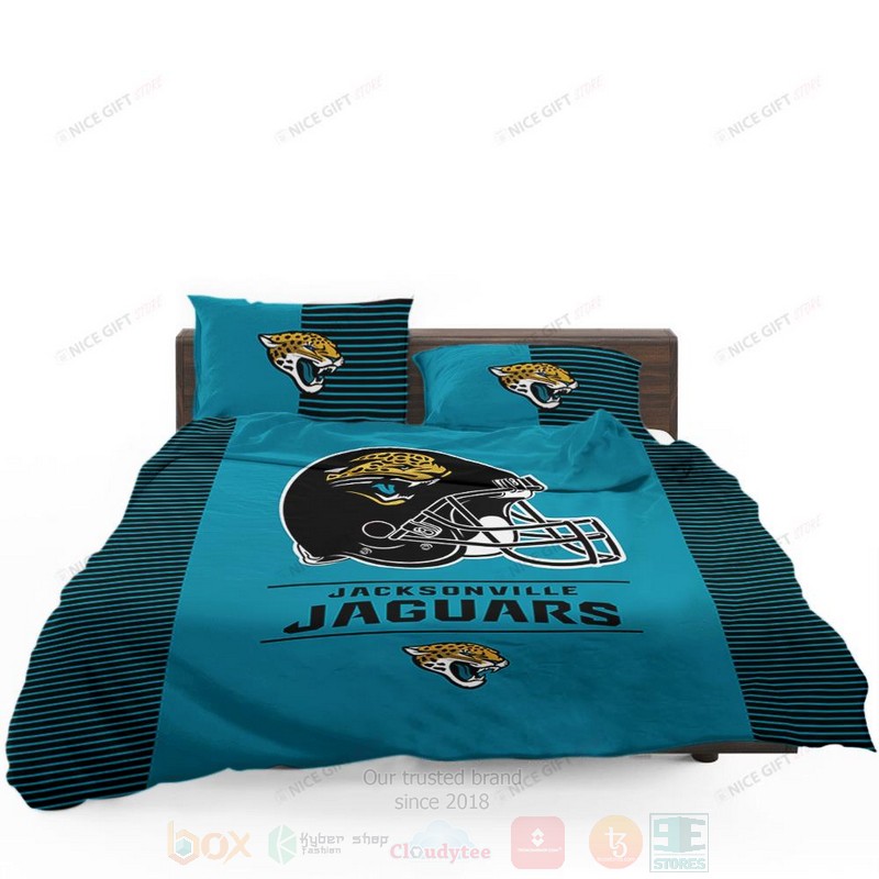 NFL_Jacksonville_Jaguars_Inspired_Bedding_Set