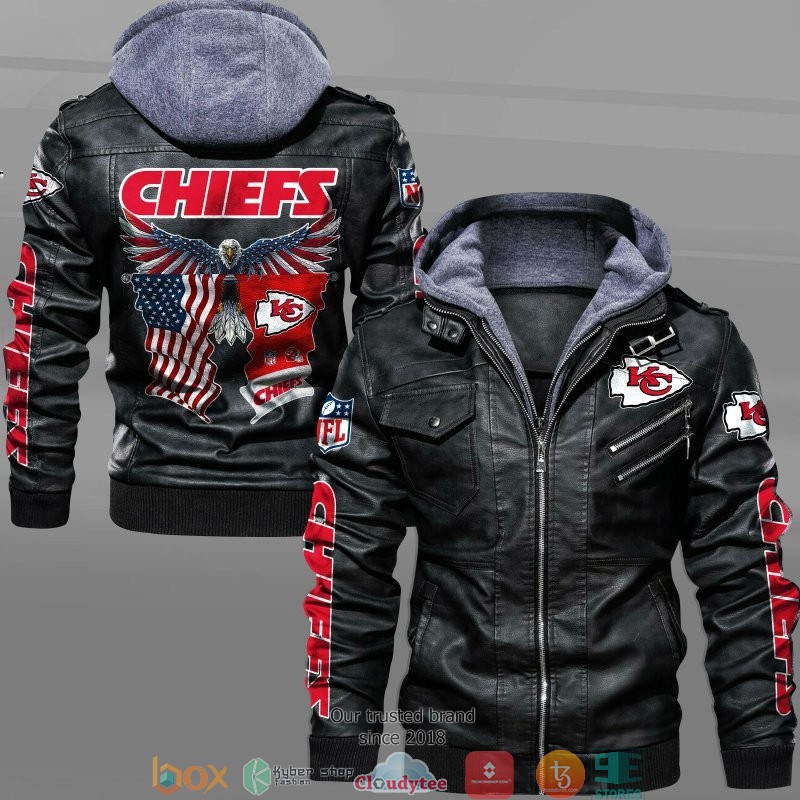 NFL_Kansas_City_Chiefs_Eagle_American_flag_2d_leather_jacket