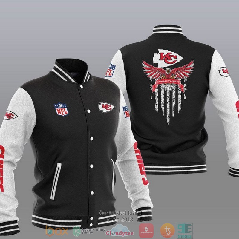 NFL_Kansas_City_Chiefs_Eagle_Thin_Line_Flag_Varsity_Jacket