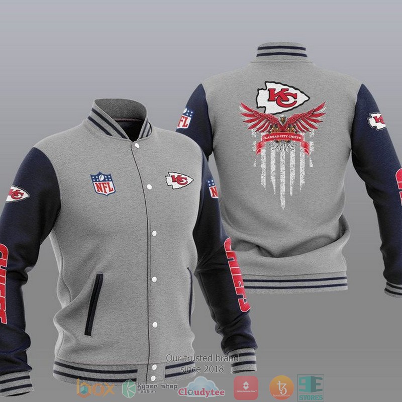 NFL_Kansas_City_Chiefs_Eagle_Thin_Line_Flag_Varsity_Jacket_1