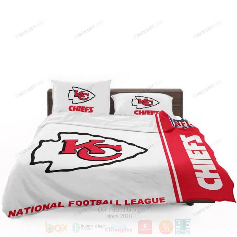 NFL_Kansas_City_Chiefs_Inspired_Red-White_Bedding_Set