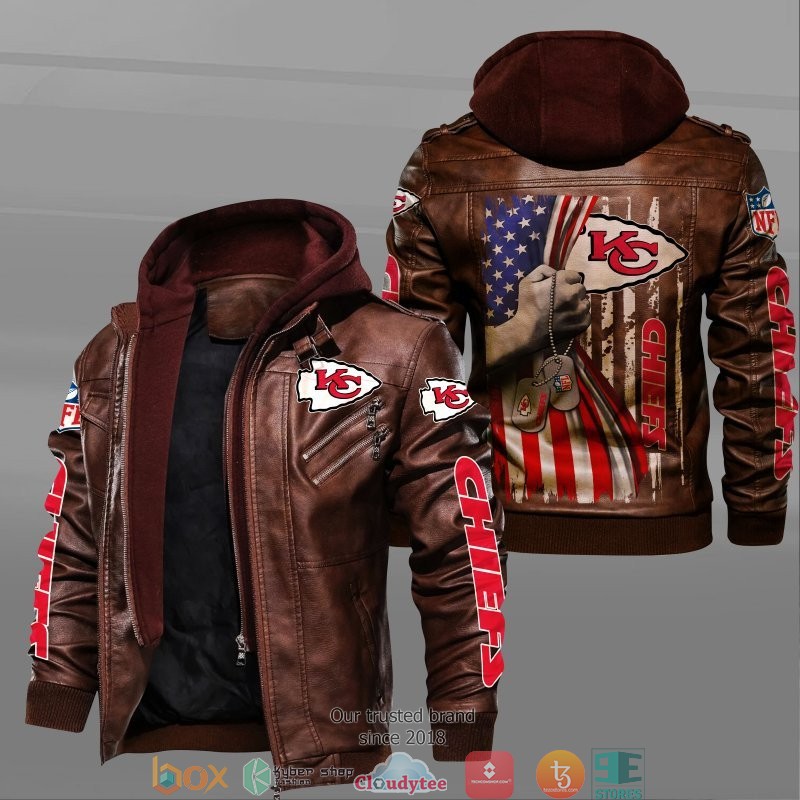NFL_Kansas_City_Chiefs_hold_American_flag_2d_leather_jacket_1