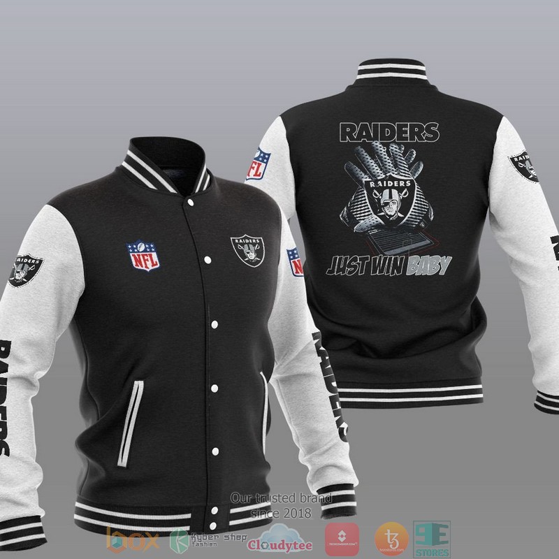 NFL_Las_Vegas_Raiders_Just_Win_Baby_Varsity_Jacket