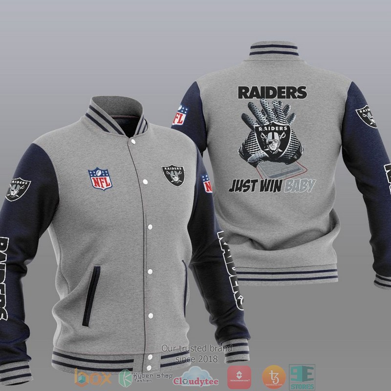NFL_Las_Vegas_Raiders_Just_Win_Baby_Varsity_Jacket_1