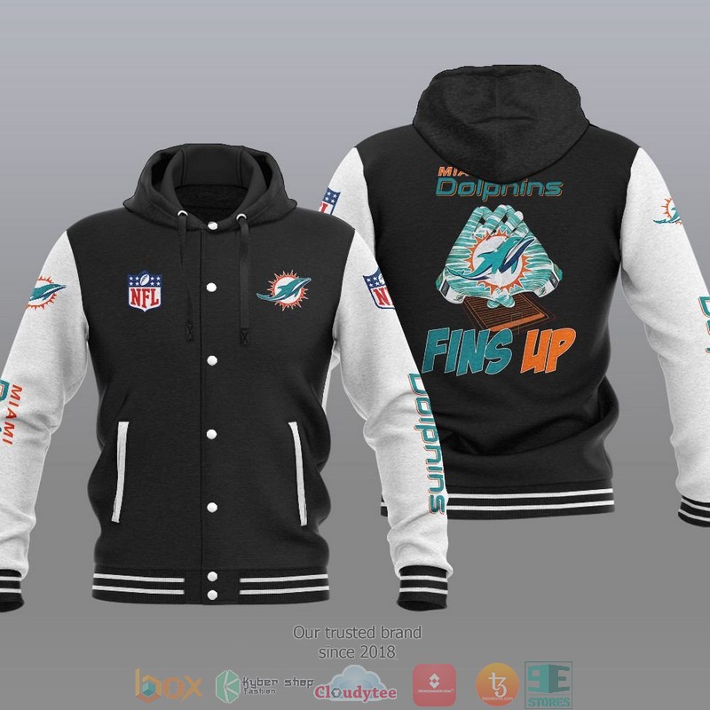 NFL_Miami_Dolphins_Fins_Up_Baseball_Jacket_Hoodie