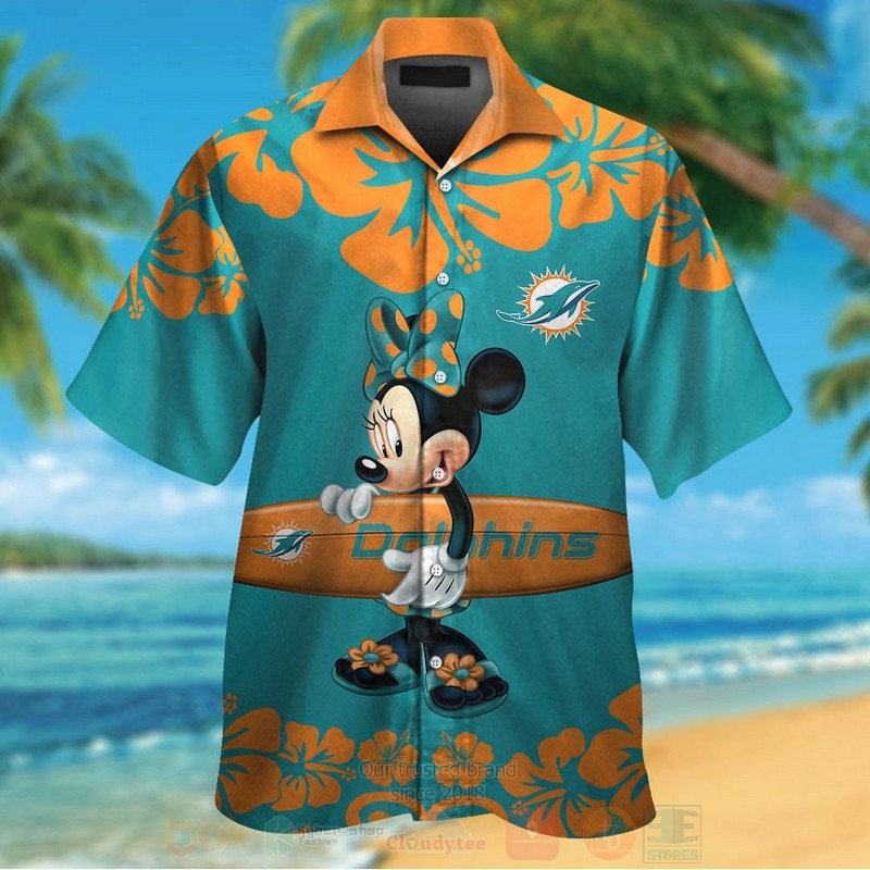 NFL_Miami_Dolphins_and_Minnie_Mouse_Hawaiian_Shirt_Short