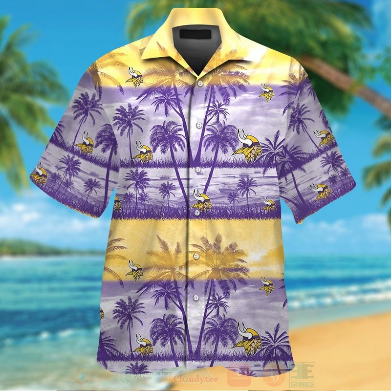 NFL_Minnesota_Vikings_Purple-Yellow_Hawaiian_Shirt_Short