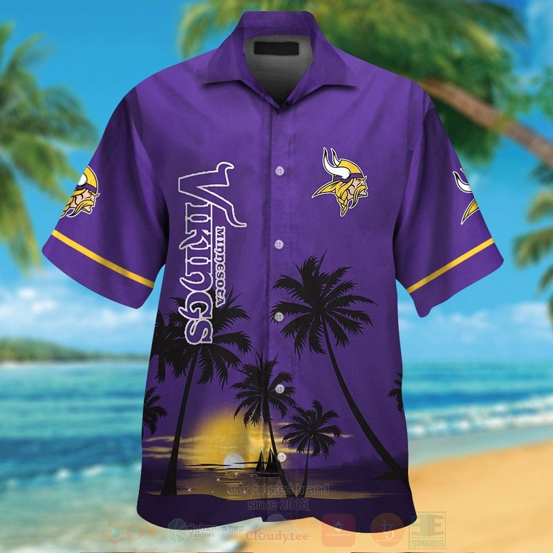 NFL_Minnesota_Vikings_Sun_Hawaiian_Shirt_Short