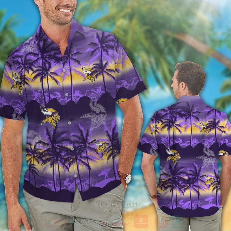 NFL_Minnesota_Vikings_Surf_Hawaiian_Shirt_Short_1