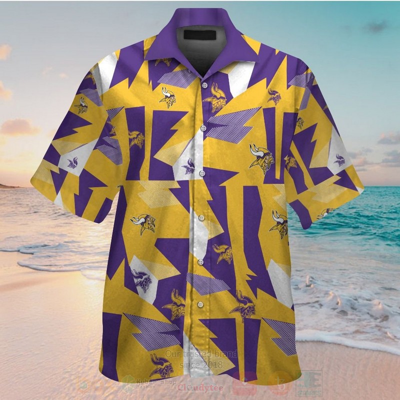 NFL_Minnesota_Vikings_Yellow-Purple_Hawaiian_Shirt_Short