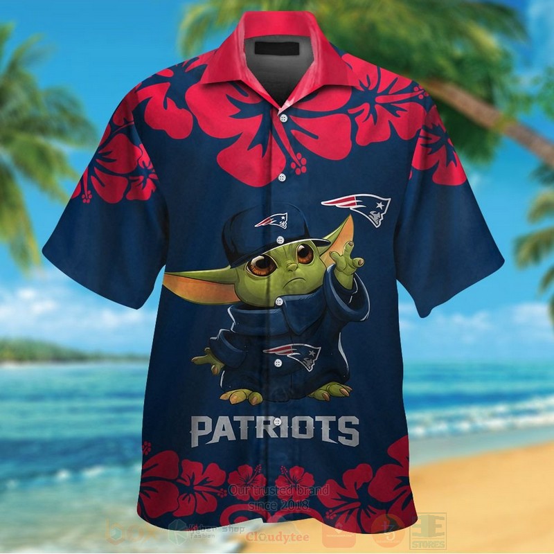 NFL_New_England_Patriots_Baby_Yoda_Hawaiian_Shirt_Short