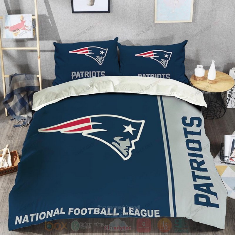 NFL_New_England_Patriots_Inspired_Navy-Grey_Bedding_Set_1