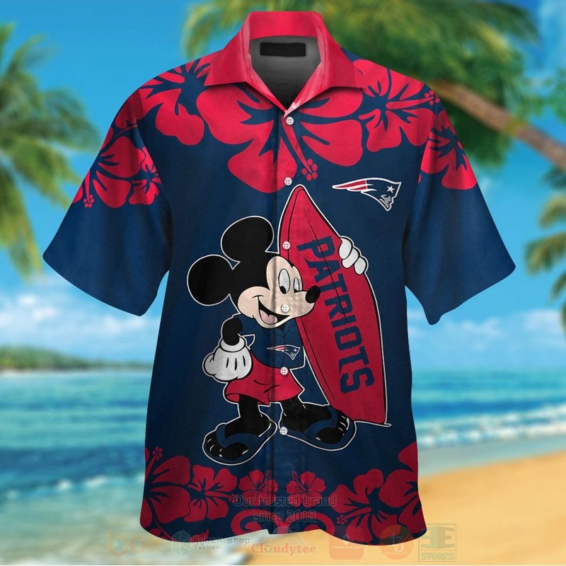 NFL_New_England_Patriots_and_Mickey_Mouse_Hawaiian_Shirt_Short