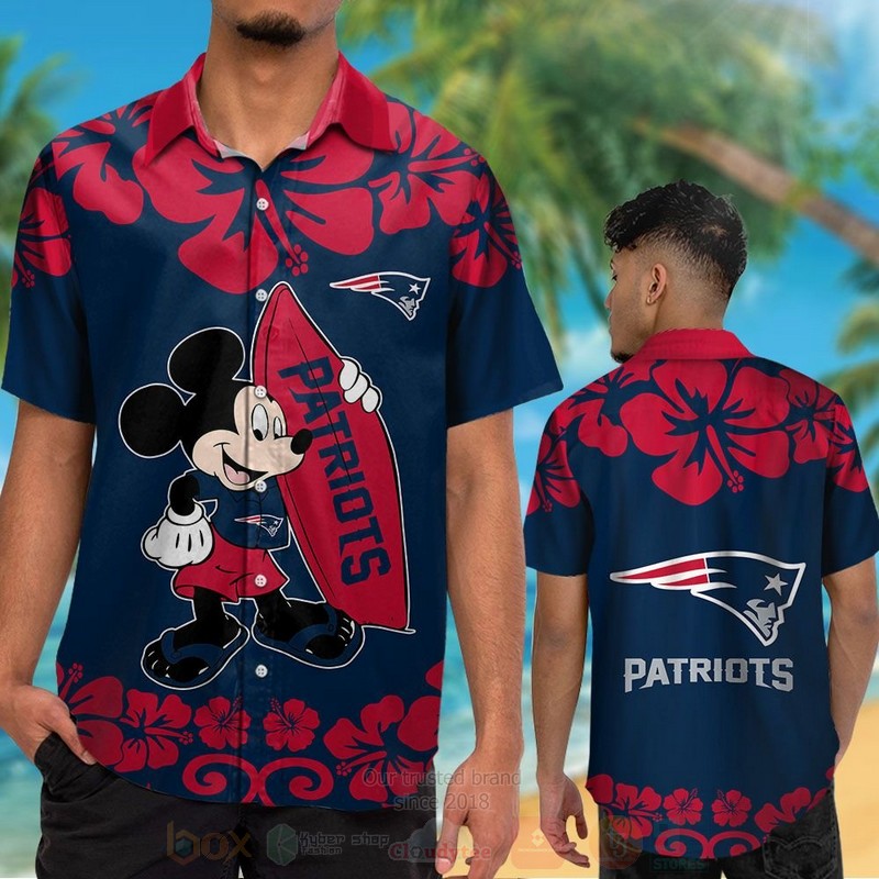 NFL_New_England_Patriots_and_Mickey_Mouse_Hawaiian_Shirt_Short_1
