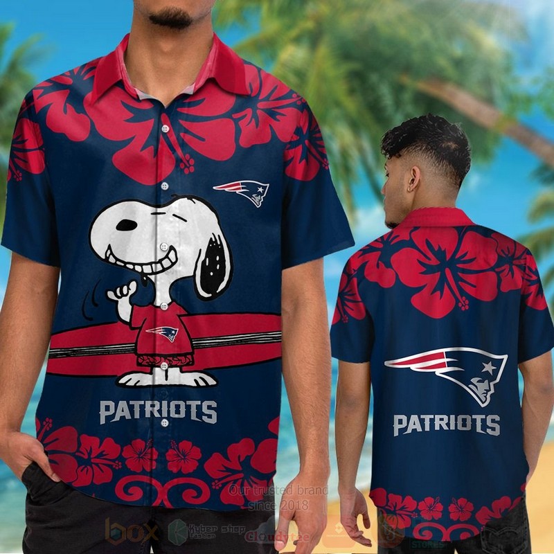 NFL_New_England_Patriots_and_Snoopy_Hawaiian_Shirt_Short_1