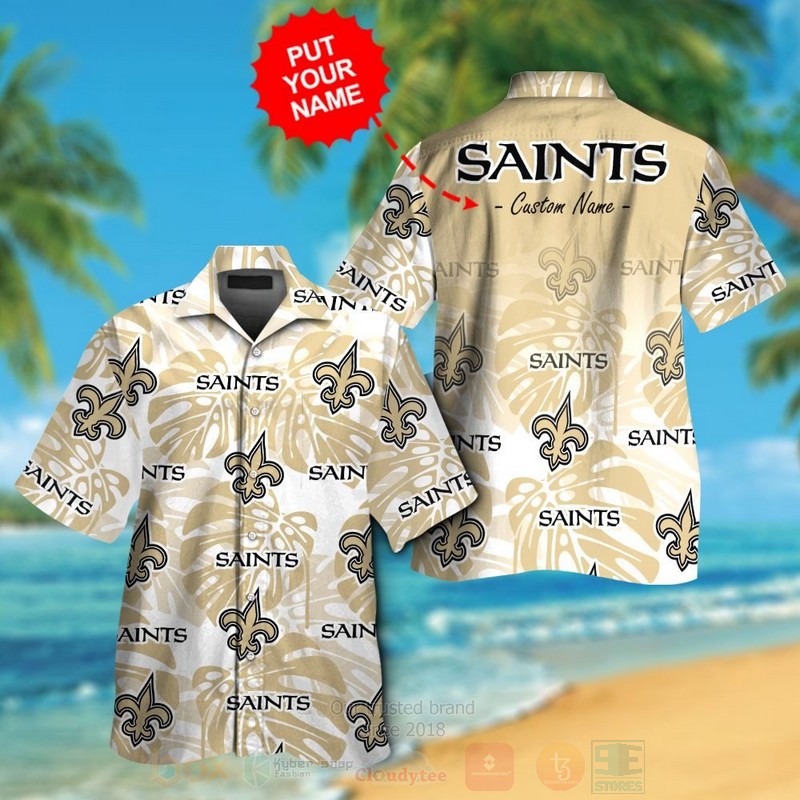 NFL_New_Orleans_Saints_Custom_Name_Hawaiian_Shirt_Short
