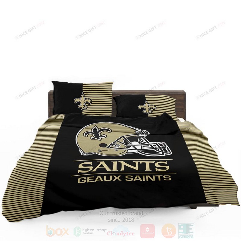 NFL_New_Orleans_Saints_Geaux_Saints_Inspired_Bedding_Set
