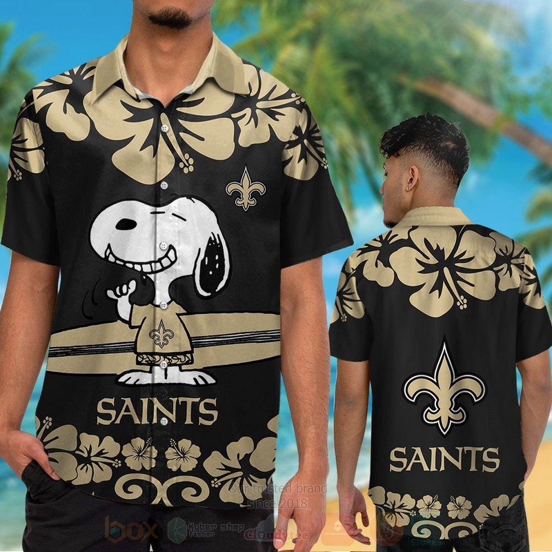NFL_New_Orleans_Saints_and_Snoopy_Hawaiian_Shirt_Short_1