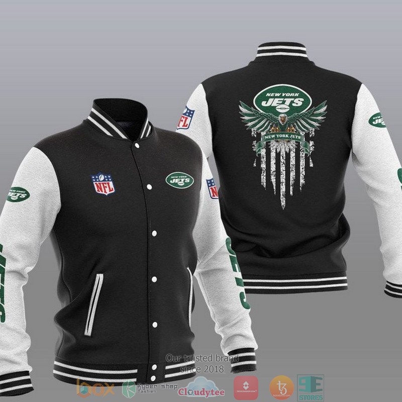 NFL_New_York_Jets_Eagle_Thin_Line_Flag_Varsity_Jacket
