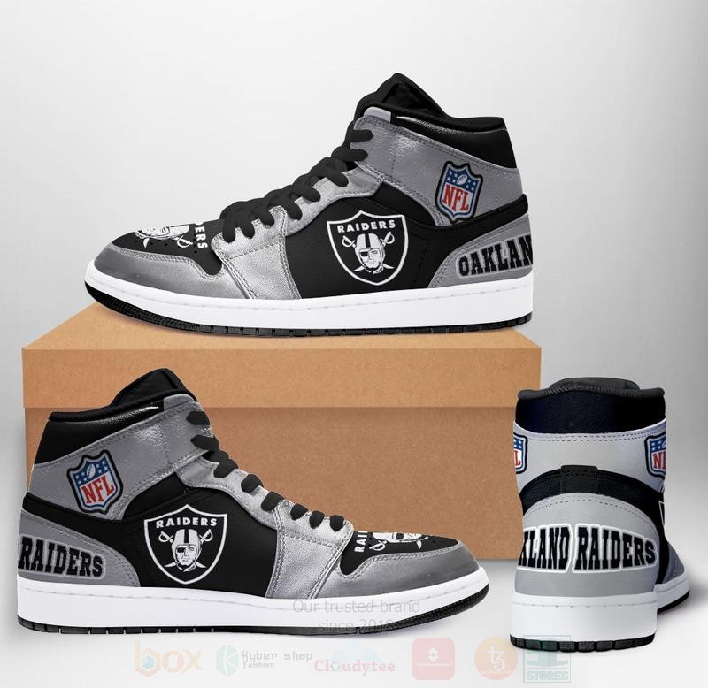 NFL_Oakland_Raiders_Air_Jordan_High_Top_Shoes