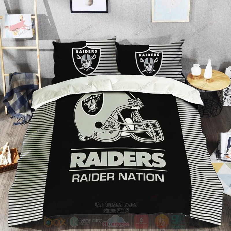 NFL_Oakland_Raiders_Raider_Nation_Inspired_Bedding_Set_1