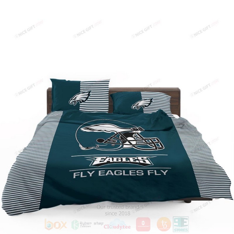NFL_Philadelphia_Eagles_Fly_Eagles_Fly_Inspired_Bedding_Set