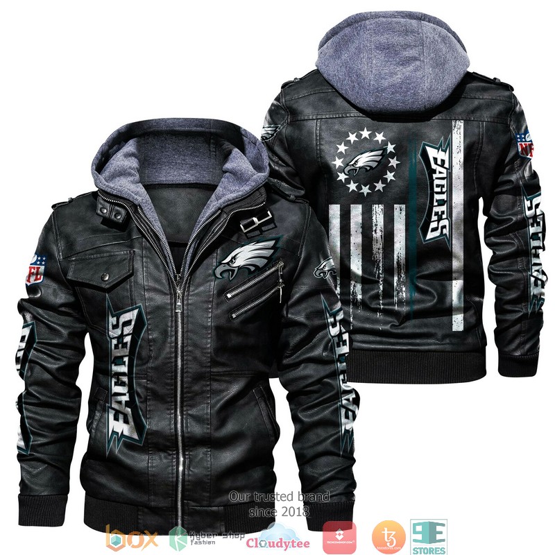 NFL_Philadelphia_Eagles_thin_line_flag_2d_leather_jacket