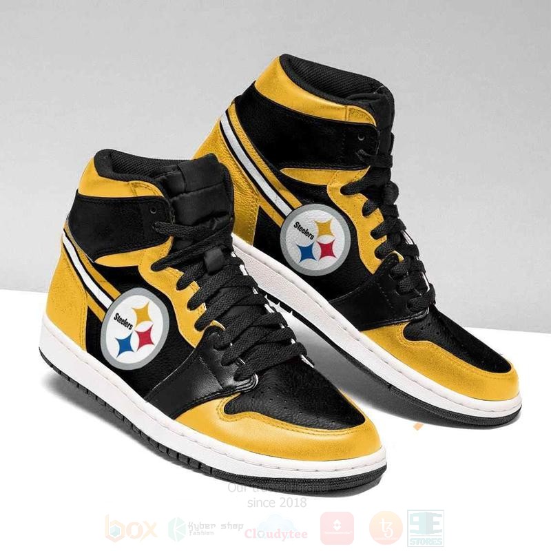 NFL_Pittsburgh_Steelers_Air_Jordan_High_Top_Shoes