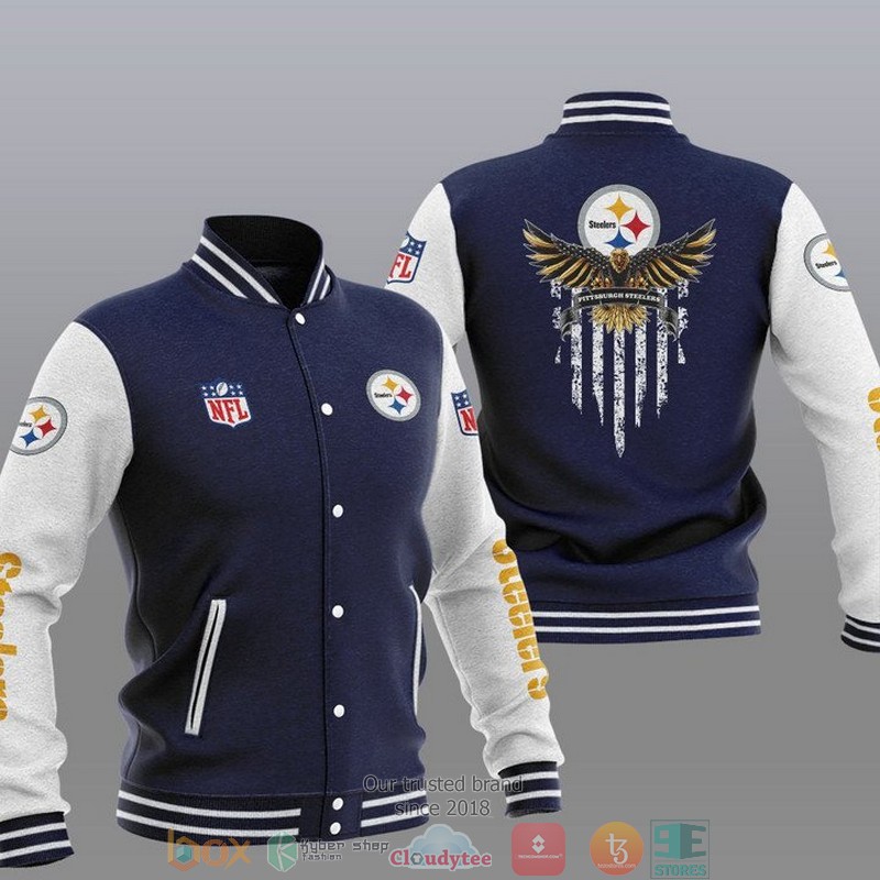 NFL_Pittsburgh_Steelers_Eagle_Thin_Line_Flag_Varsity_Jacket_1_2