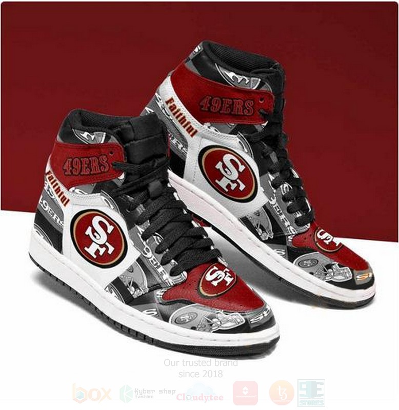 NFL_San_Francisco_49ers_Air_Jordan_High_Top_Shoes