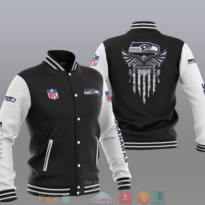 NFL_Seattle_Seahawks_Eagle_Thin_Line_Flag_Varsity_Jacket