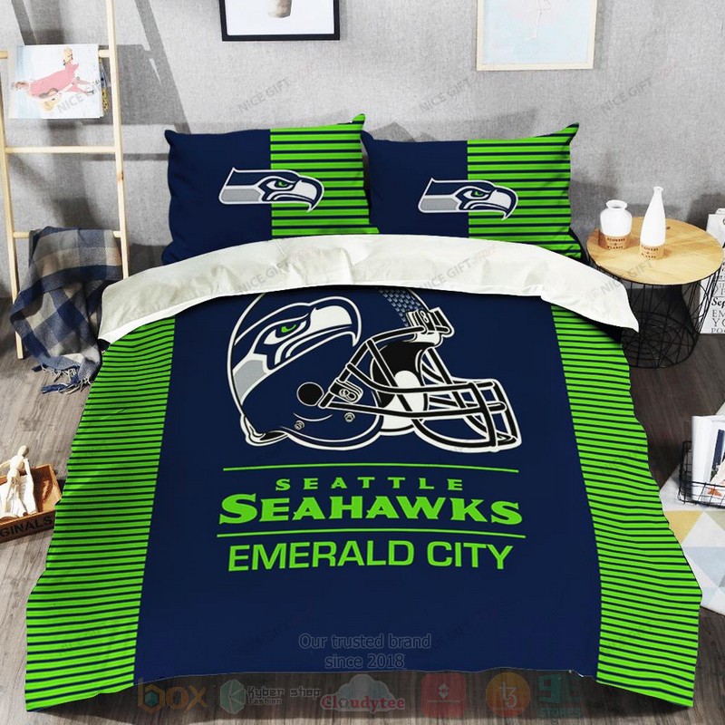 NFL_Seattle_Seahawks_Emerald_City_nspired_Bedding_Set_1